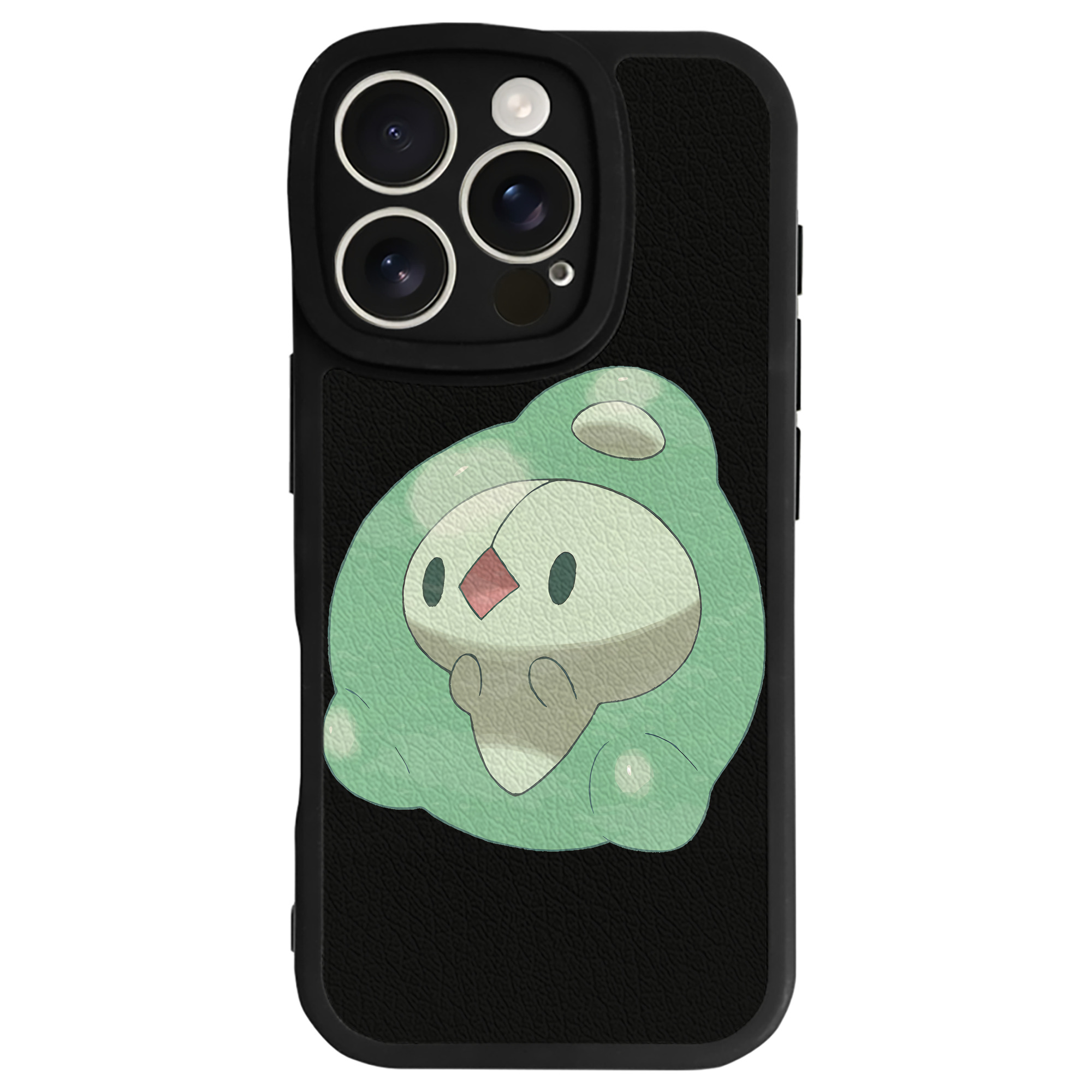 （画像用） ポケットモンスター Pokémon 【iPhone 16シリーズ対応】シリコンスマホケース（レザー調） 材質：シリコン